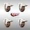 Service Caster 3 Inch 316SS High Temp Glass Filled Nylon Bolt Hole Caster Set with Lock Brake SCC-SS316BHTTL20S314-GFNSHT-4 - alternate 5